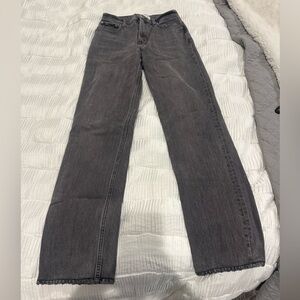 Abercrombie 90s straight ultra high rise jeans size 26